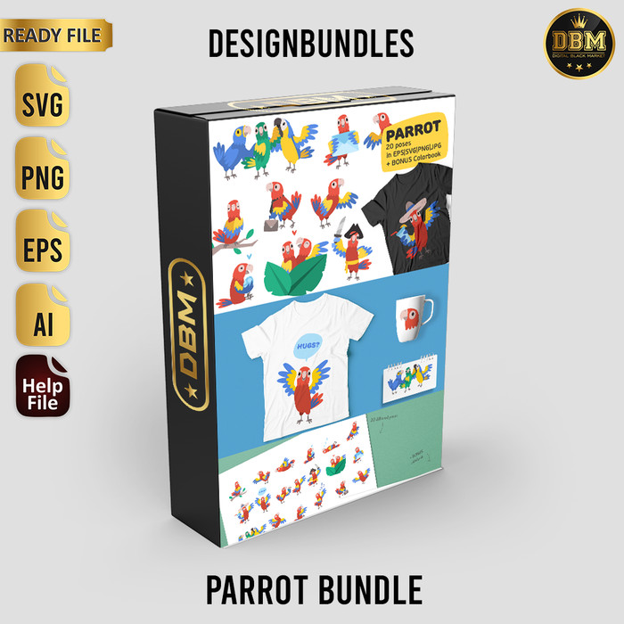 Parrot Bundle - Vector Designs