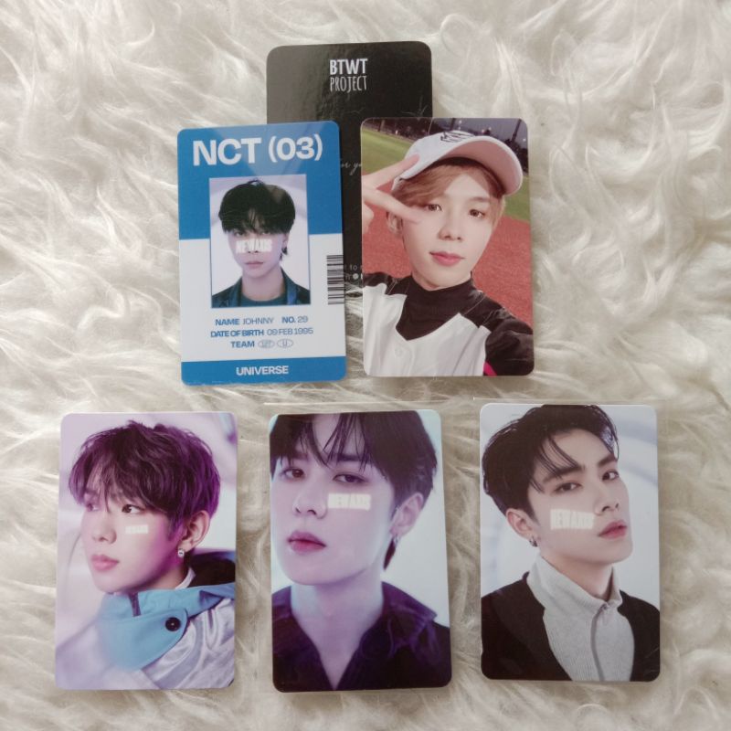 ID Card Set Universe Johnny ID, Shotaro Selca, Kun, Xiaojun Concept Card