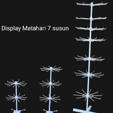 

Office & Stationery | Document Organizer | Rak Display Pajangan Aksesoris / Display Matahari 7 Susun | Best Seller