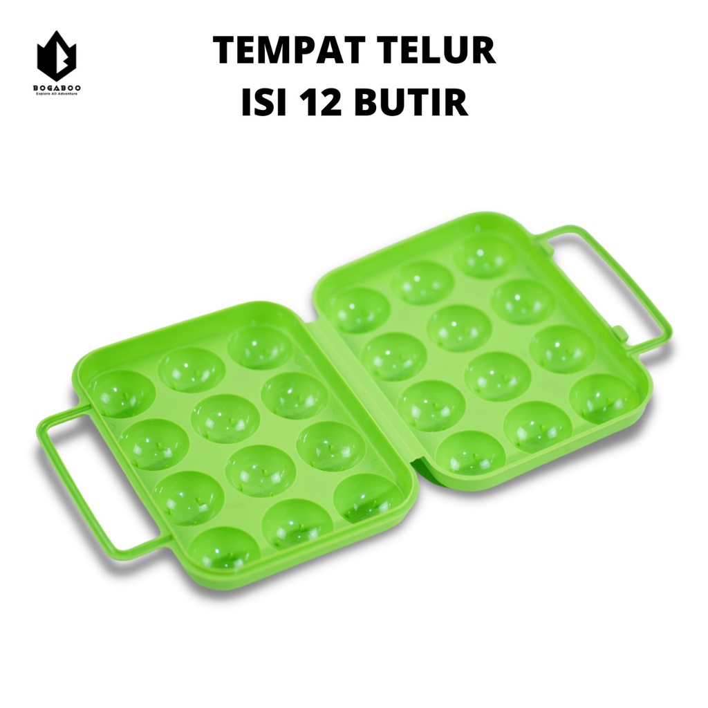 Tempat telur holder isi 12 egg holder box telur/Kotak Penyimpanan Telur/Kotak Telur/Egg Box/Egg Storage Box