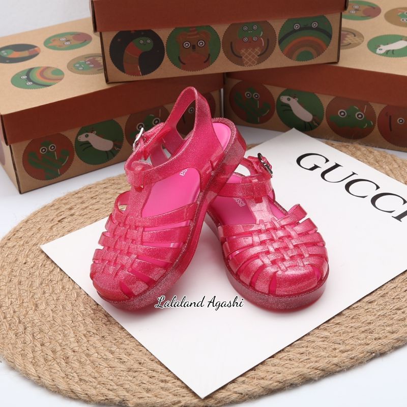 Sepatu minimelissa possesion Fuschia/sepatu minimelissa/sepatu jelly anak/sepatu Melissa anak