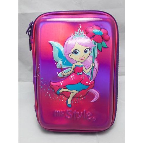 

MY Style TM 2277 Fairy Princess Hardtop Pencil Case (Metal Finish Material)