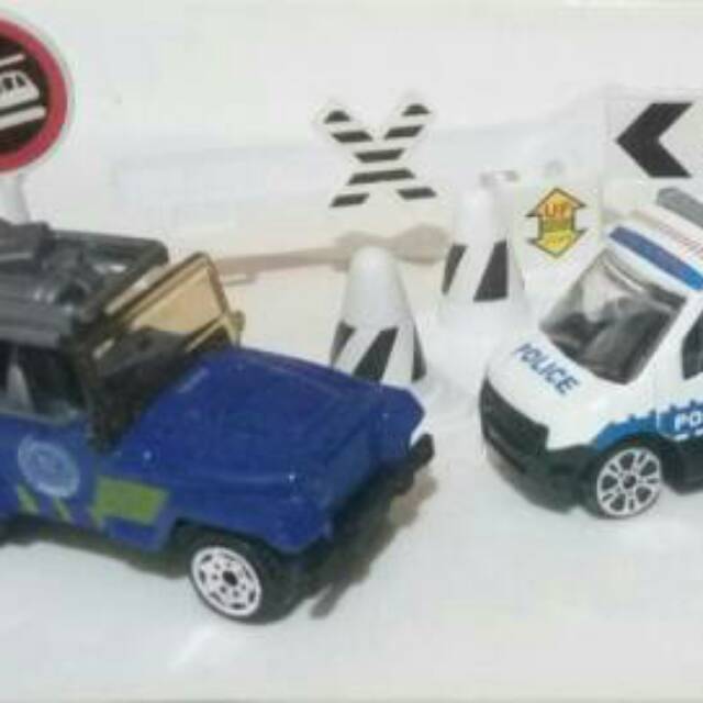 Set Diecast - The Police - City Hero Super Police
