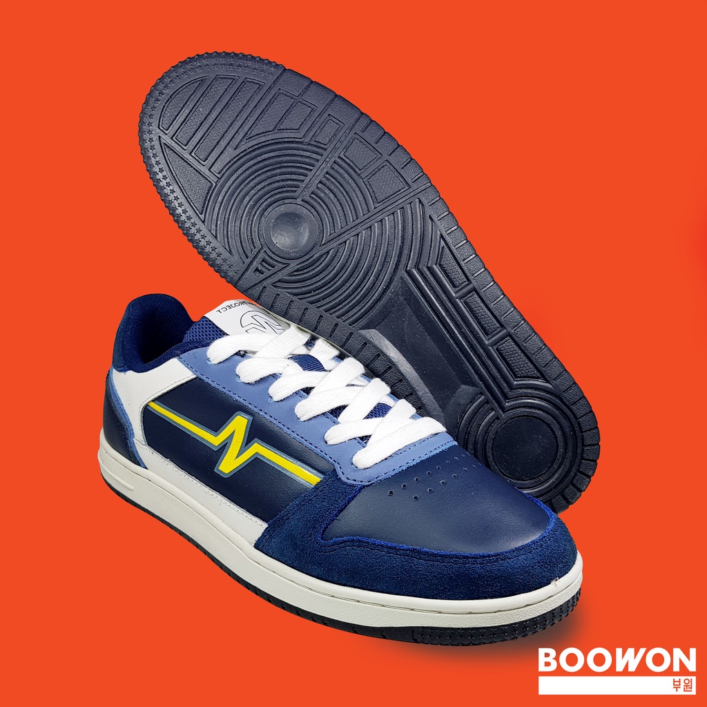 Sepatu Pria Sneakers Casual Original 100% Ode Sneakers by NAH Project Legion Blue Variant