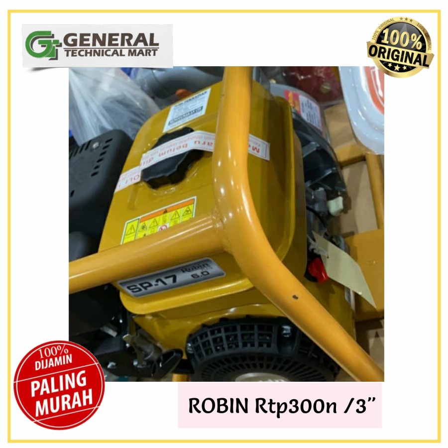 Pompa Air Irigasi Alkon 3 Inch Water Pump Bensin ROBIN Rtp300n /3"