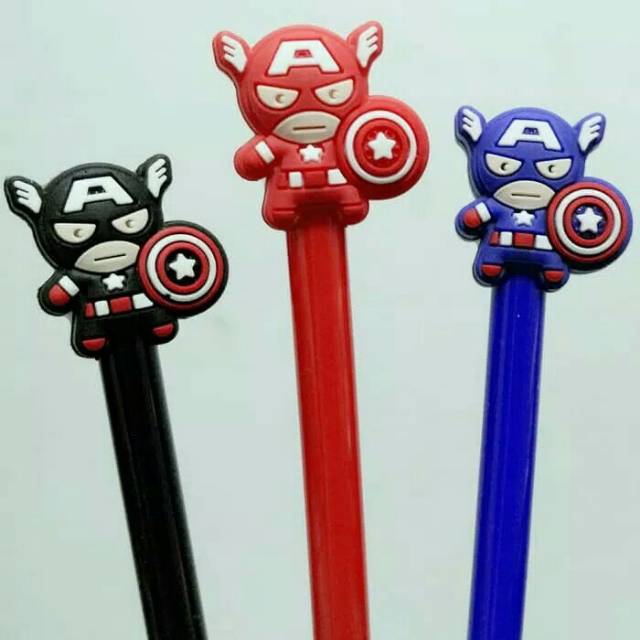 

Pulpen gel Capt. America