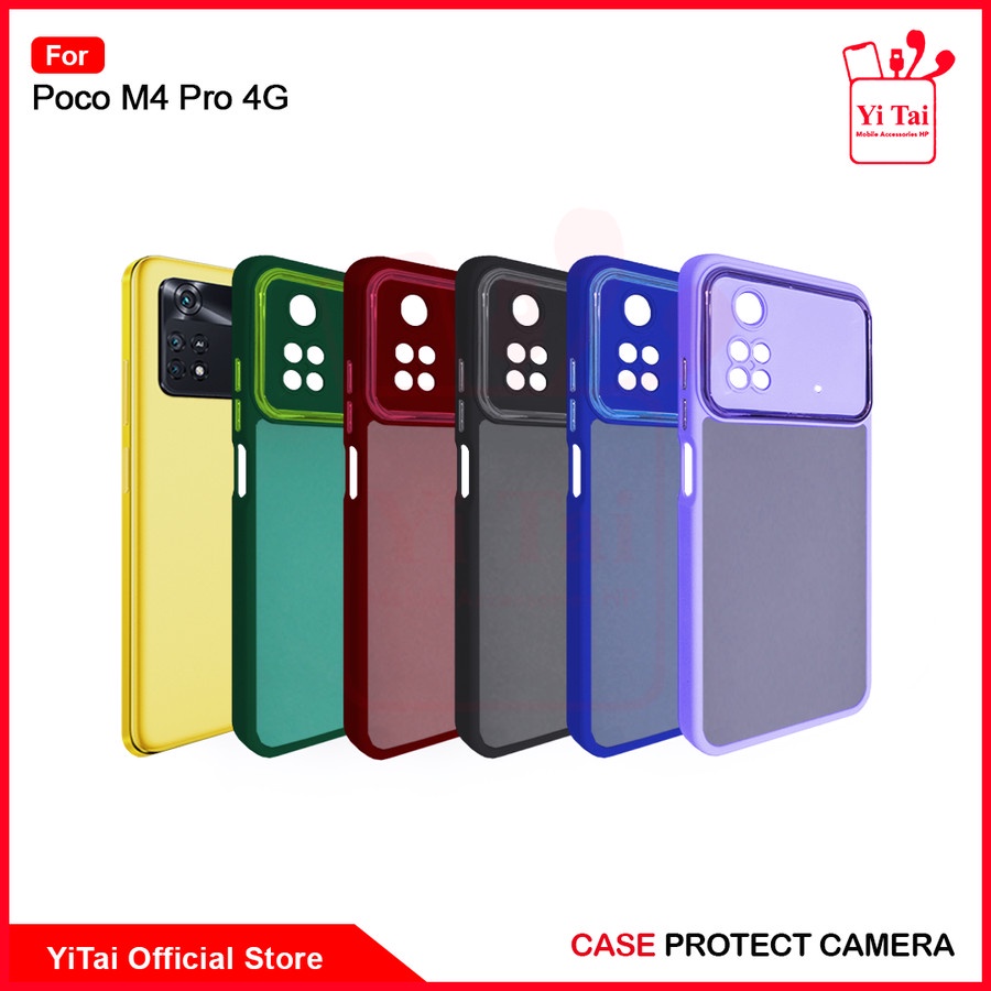 YC02 CASE PROTECT KAMERA POCOPHONE M4 PRO 4G POCOPHONE C40 // POCO M4PRO // POCO C40 - BDC