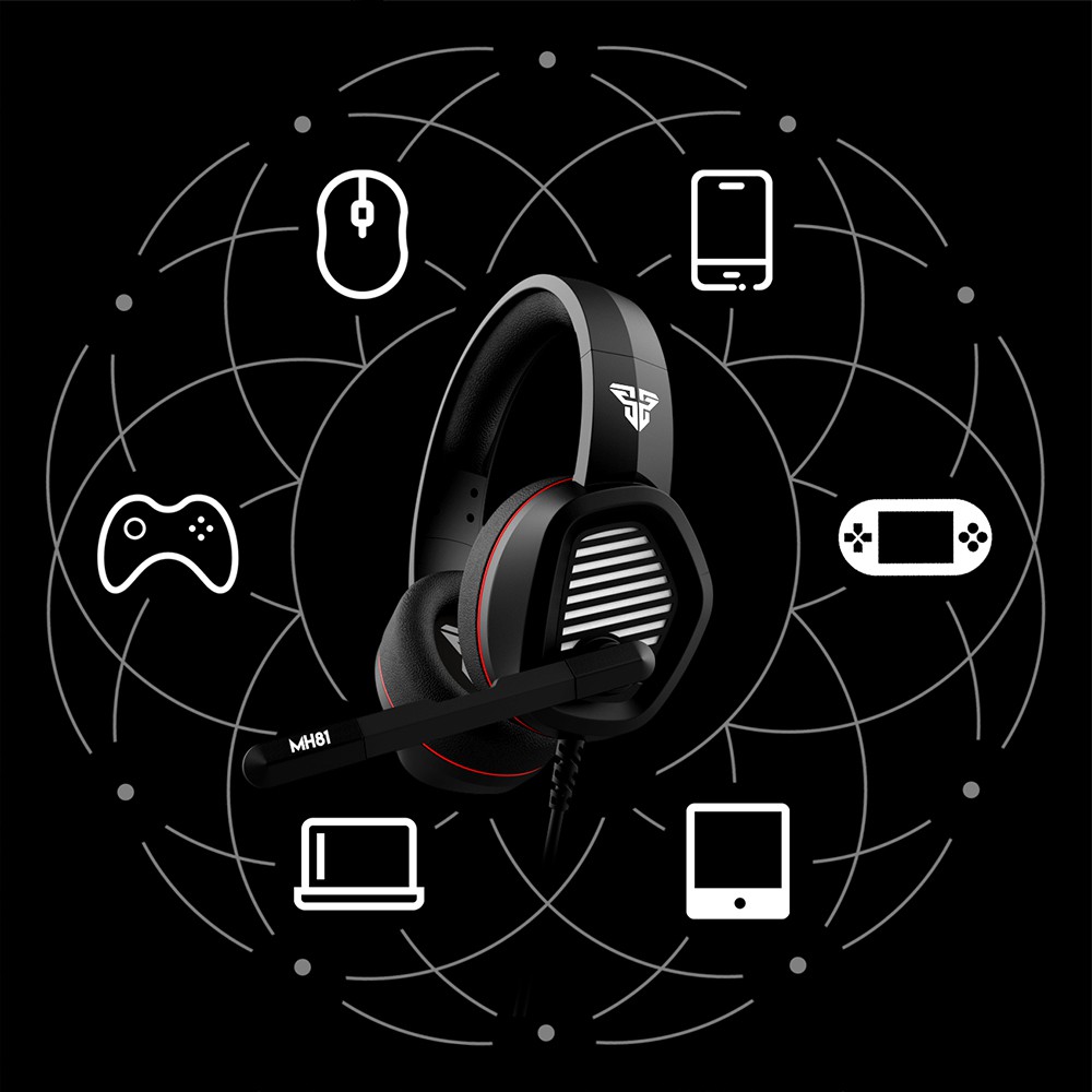 Fantech MH81 Scout Gaming Headset MHG-81 Headphone Multi Platform Gaming