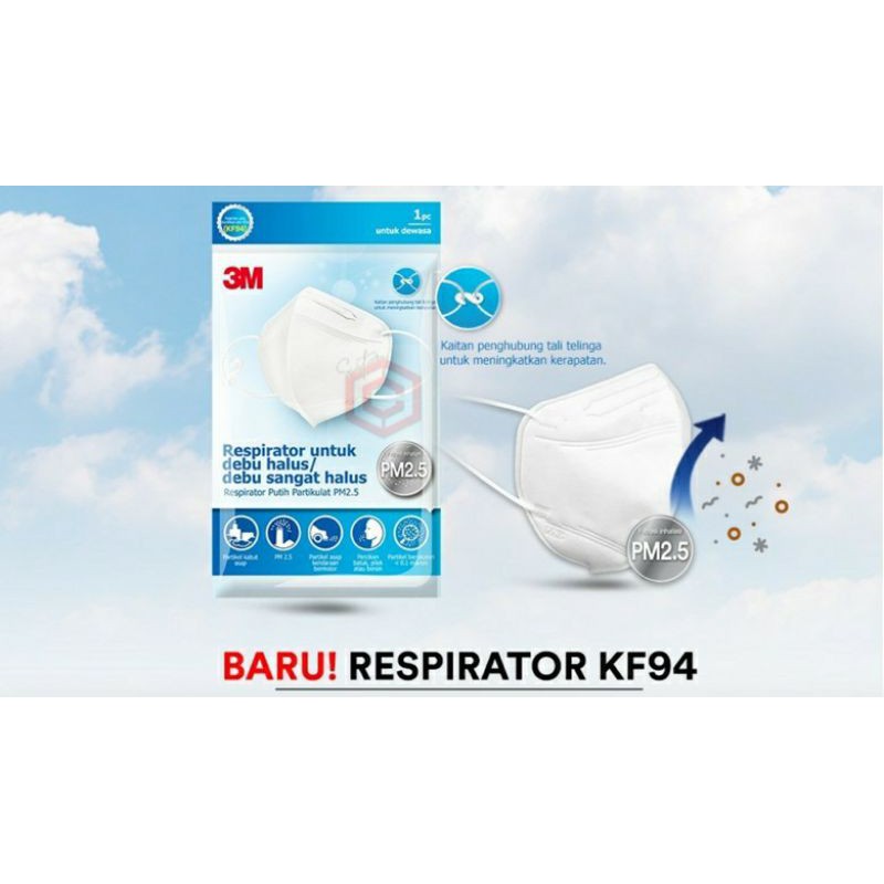 Masker N95 KN95 3M Respirator KF94
