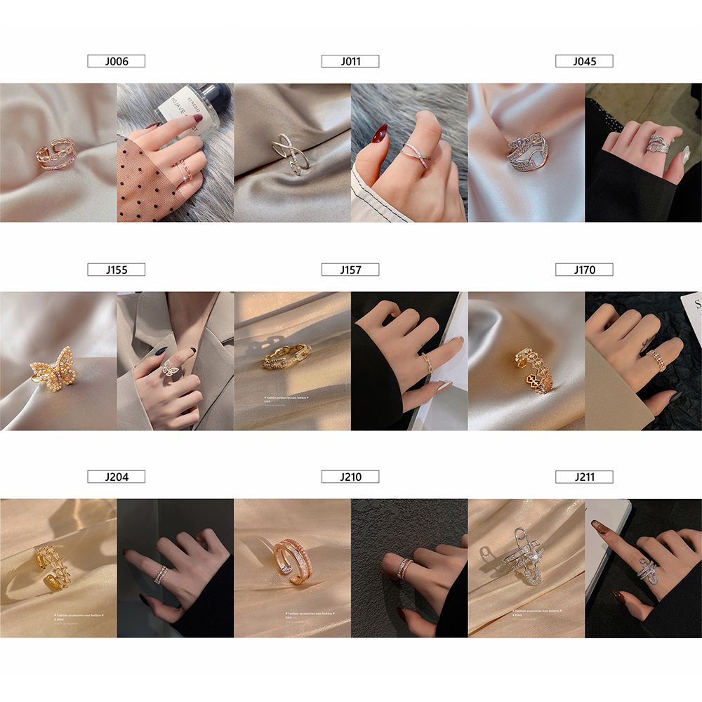 WONDERFUL Gift Knuckle Stacking Ring Punk Stackable Ring Open Rings Jewelry Accessories for Women Men Girls Gothic Vintage Adjustable Ring