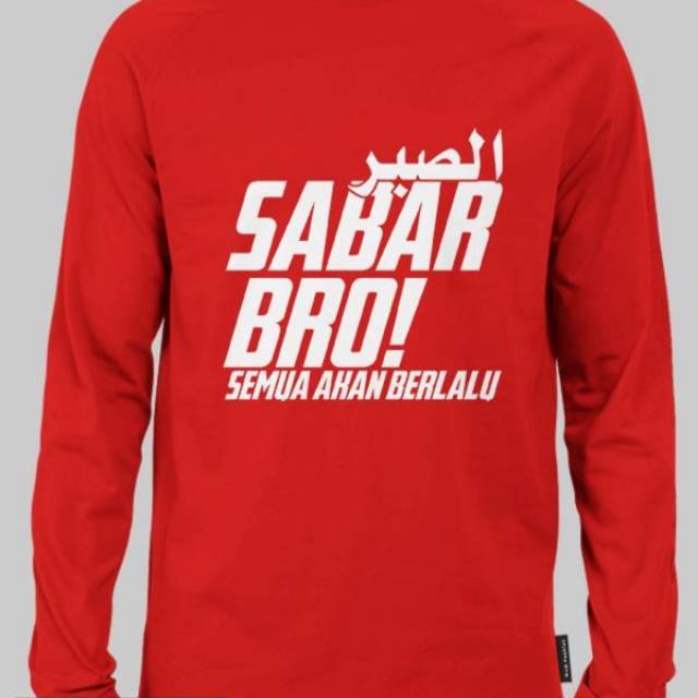 Kaos dakwah lengan panjang