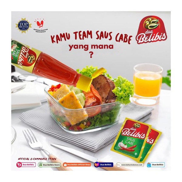 Belibis / SAMBAL SAOS CABE / 1 PACK isi 24 Sachets Sachet ( 216 gram gr G )