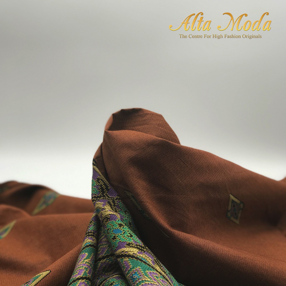 

Alta Moda Batik Katun Tenunan Coklat - Tradisional (1M)