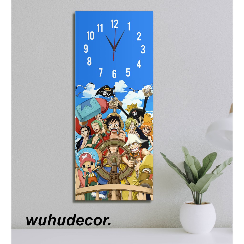 Jam Dinding  One Piece