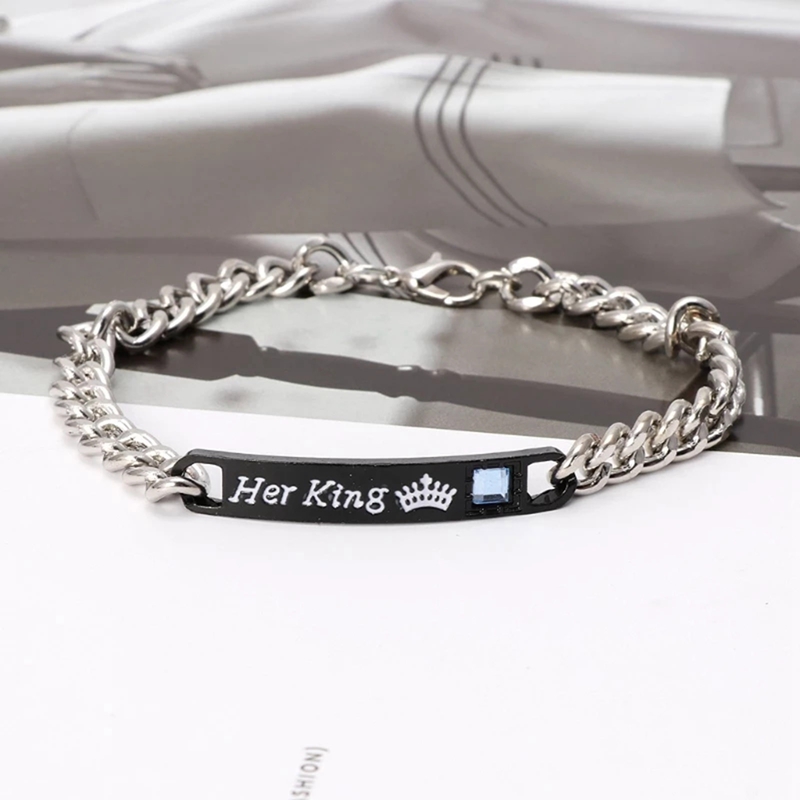 His And Her King His Queen Bahan Alloy Untuk Pasangan