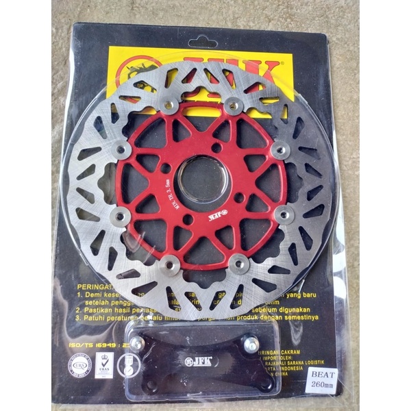 Piringan Cakram Disc 8.1 Racing Parts Disc Breake CNC Floting STANLESS 260mm Beat Vario 125 150 160 Scoopy Genio FOURSIX_46