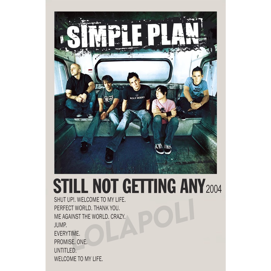 Poster Cover Album Still Not Getting Any - Simple Plan