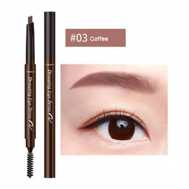 DNM Eyebrow Drawing Pencil Pensil Alis Putar 7 Warna