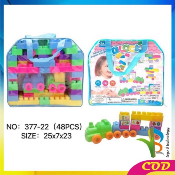 

Dijual RB - M106 Mainan Edukasi Brick Block Anak Mainan Balok Susun Bongkar - BALOK 48PCS Diskon