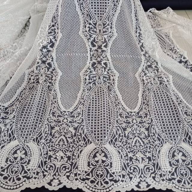 Terbaru bahan elisab prada  / kain tile elisaab / bahan brokat kebaya modern