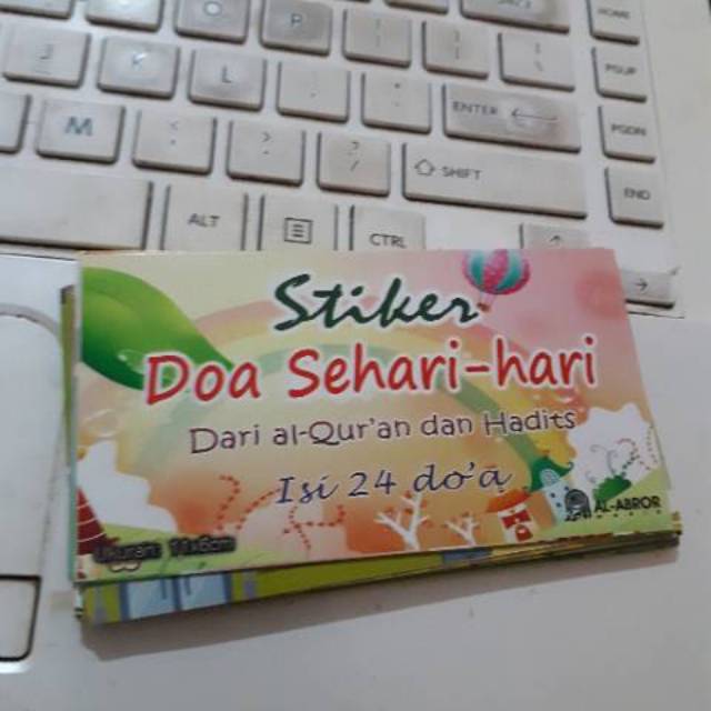 

24 Lembar Sticker Doa Sehari-hari Sticker Islami