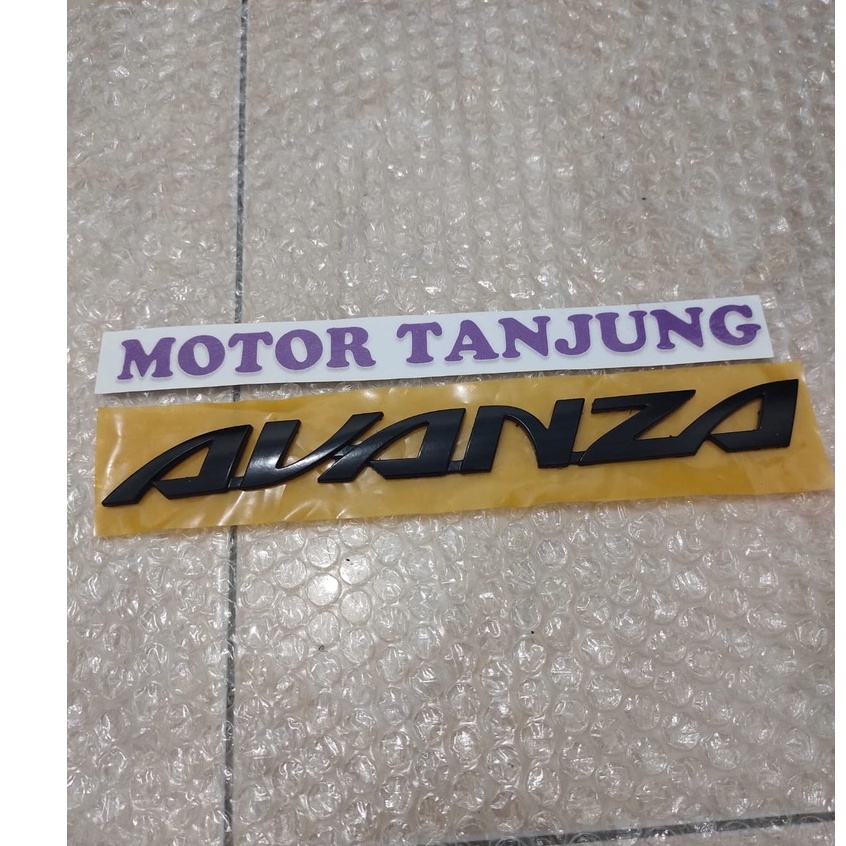 EMBLEM TULISAN AVANZA ORIGINAL chrom