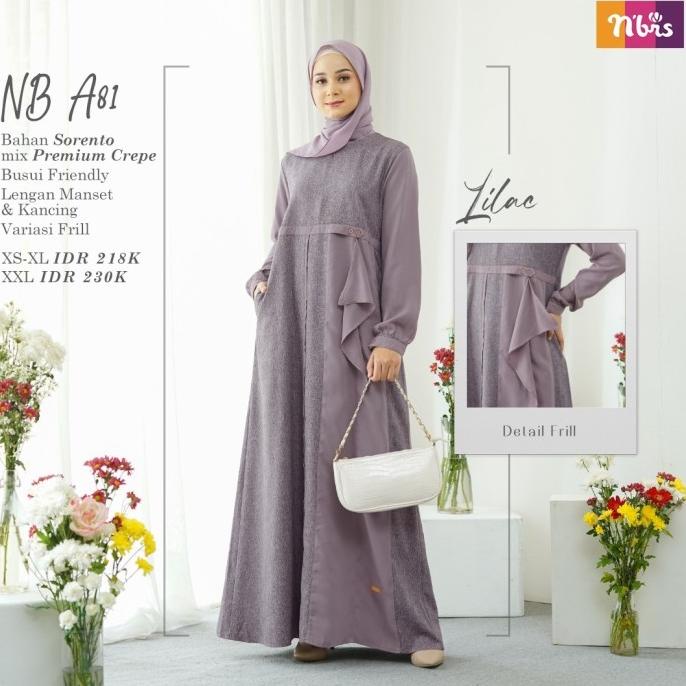 Promo Nibras Gamis Baju Muslimah NB A81