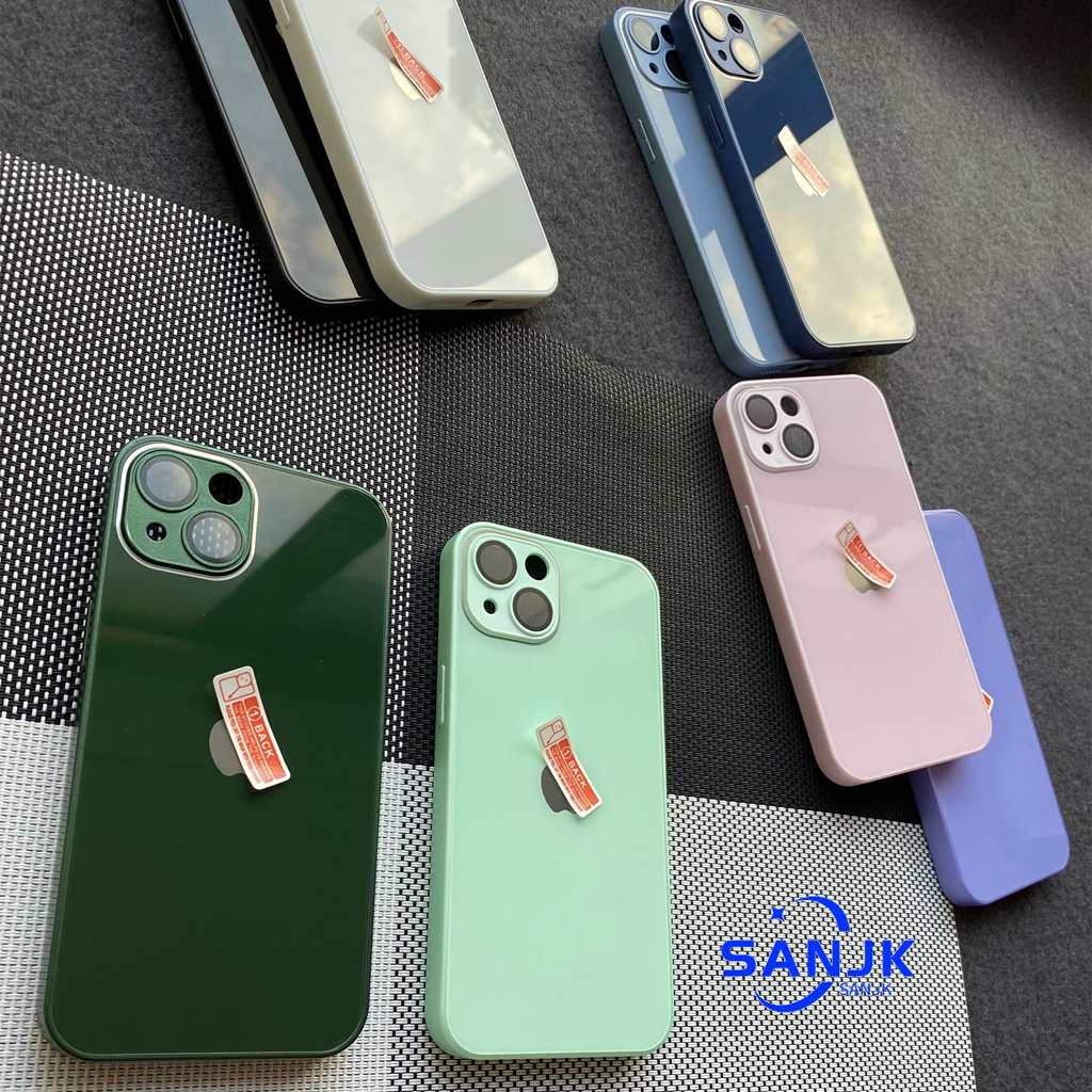 NEW !! 9D-Glass casing HD Color for iPhone Case ( For iPhone 11 Pro Max 12 Pro Max 13 Pro Max 14 Pro Max)