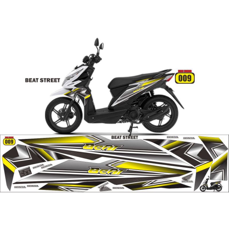 Decal / striping / striping variasi beat street 2017 2018 2019 / striping thailand / decal thailand
