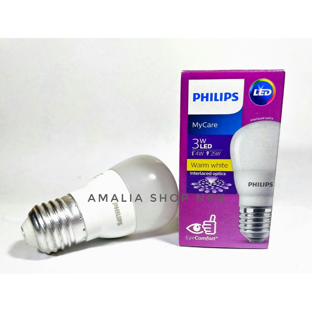 PHILIPS LAMPU LED 3 Watt Warm White
