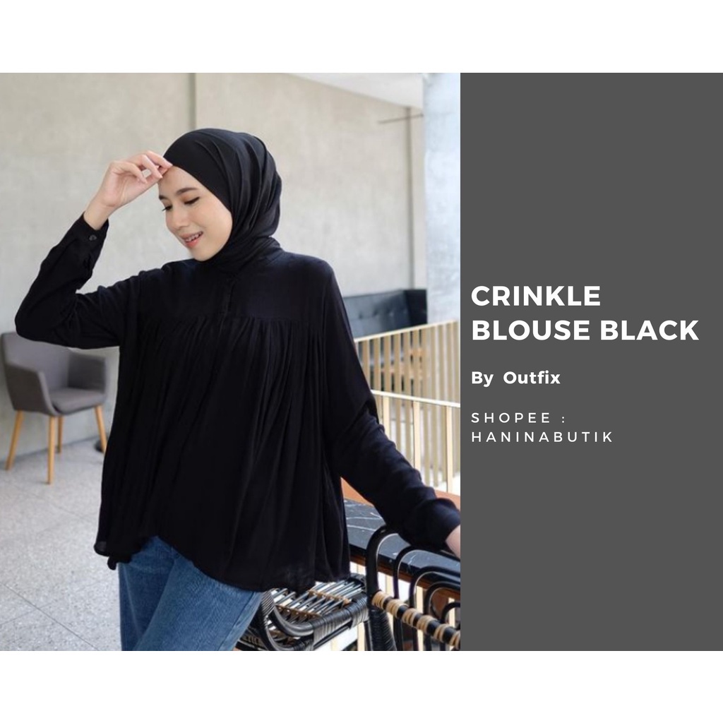 cs-CRINKLE BLUSE // BLOUSE RAYON WANITA // central_busana