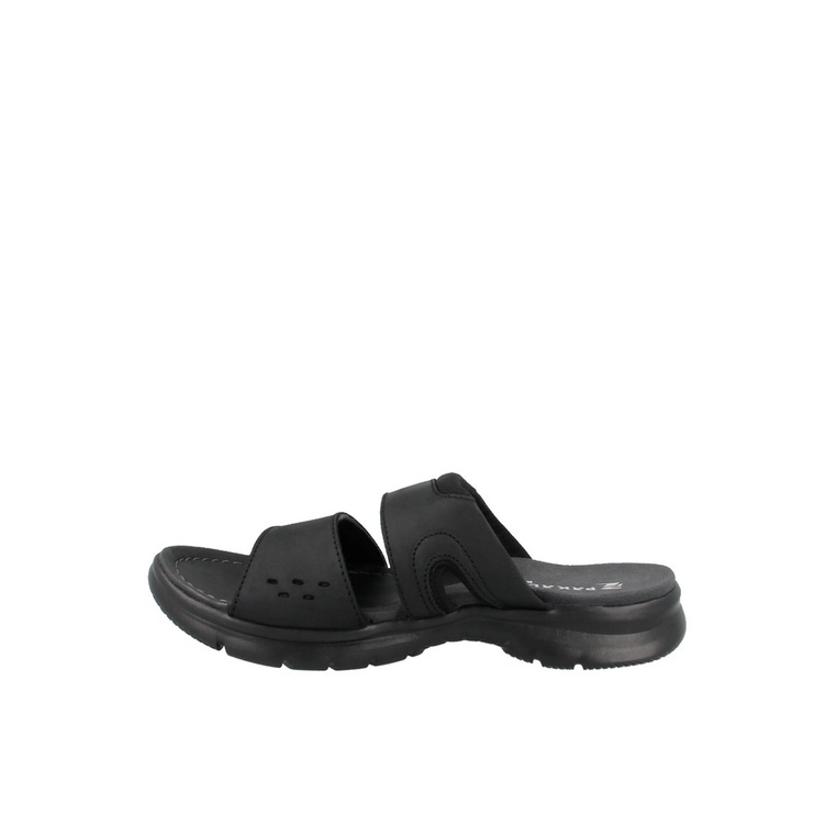 SANDAL SLIDE PAKALOLO PRIA ORIGINAL CASUAL KULIT ASLI HITAM PB23