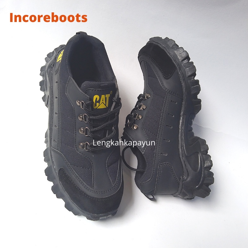 Sepatu Sefty Pria Ujung Besi Tali Hitam Kerja Sefty Shoes Size 39 48 Ready Stock