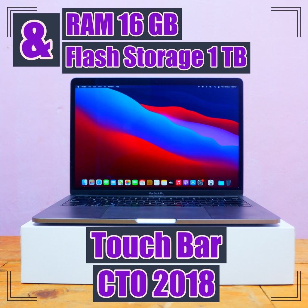 Macbook Pro Touch Bar 2018 CTO RAM 16 GB | 1 TB
