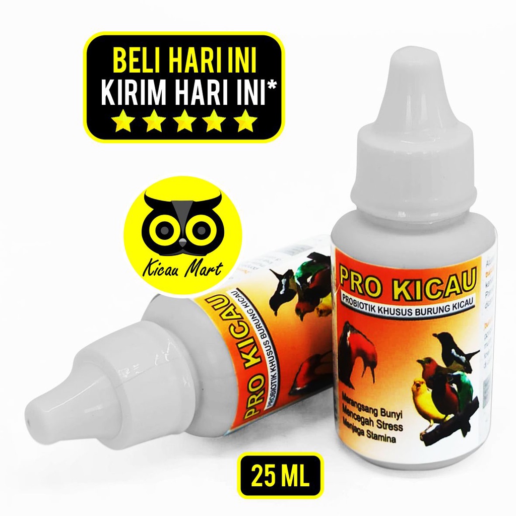 VITAMIN PRO KICAU OBAT PENGGACOR BURUNG MURAI KACER KENARI LOVEBIRD BRANJANG CIBLEK PLECI PROKICAU