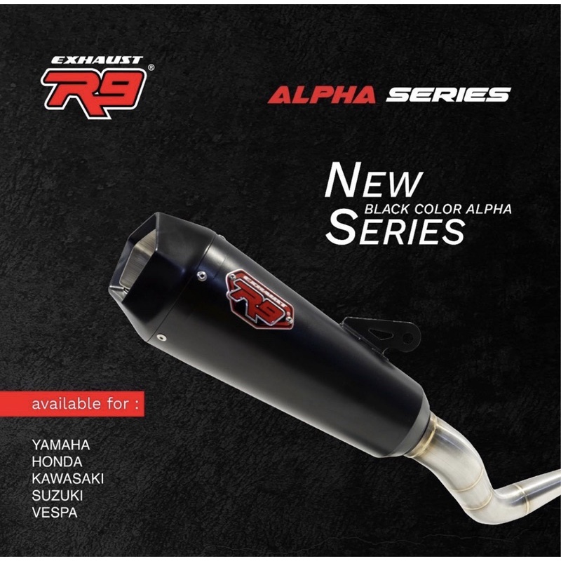 KNALPOT R9 ALPHA NMAX / AEROX / VARIO / PCX / BEAT / SCOOPY