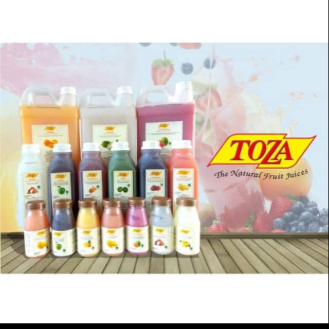 

PROMO!!!Toza Juice 1 liter / 5 liter ( 14 varian Rasa)