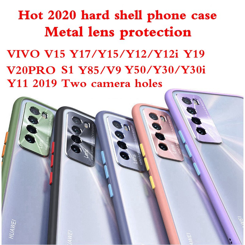 Case Pelindung Lensa Bahan Logam Untuk Vivo Y50 / Y30 / Y30I Y17 / Y15