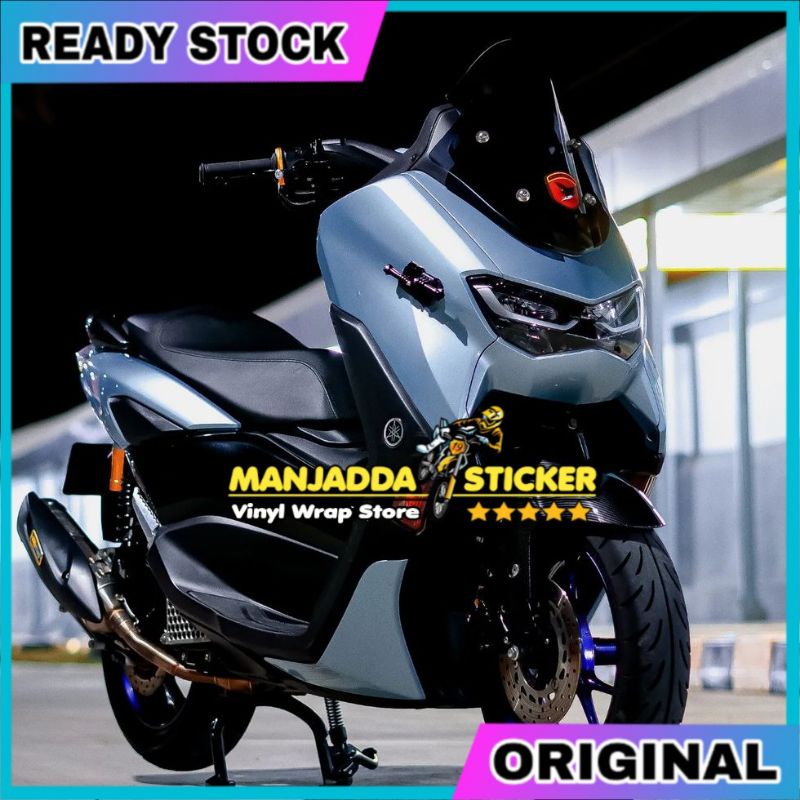 Stiker skotlet sky blue metalic candy kualitas premium super glossy ada lapisan pengaman