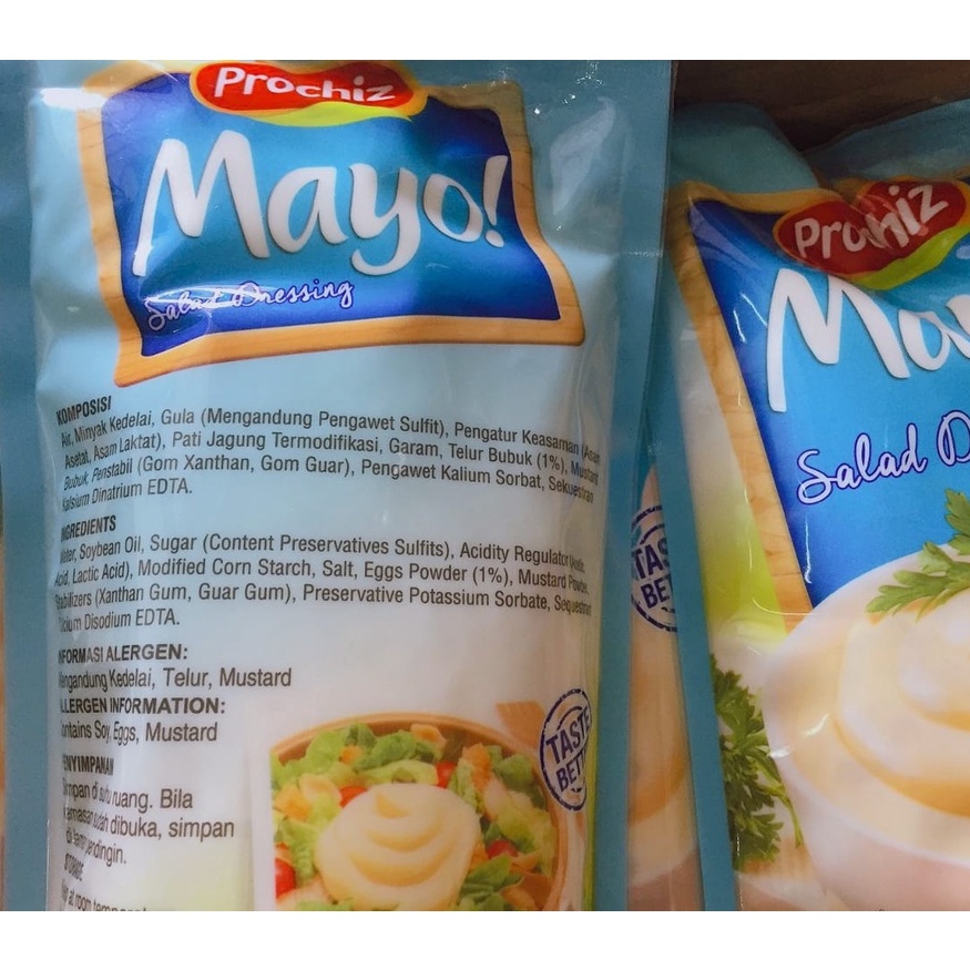 Prochiz Mayo Mayonaise Salad Dressing 1 Liter