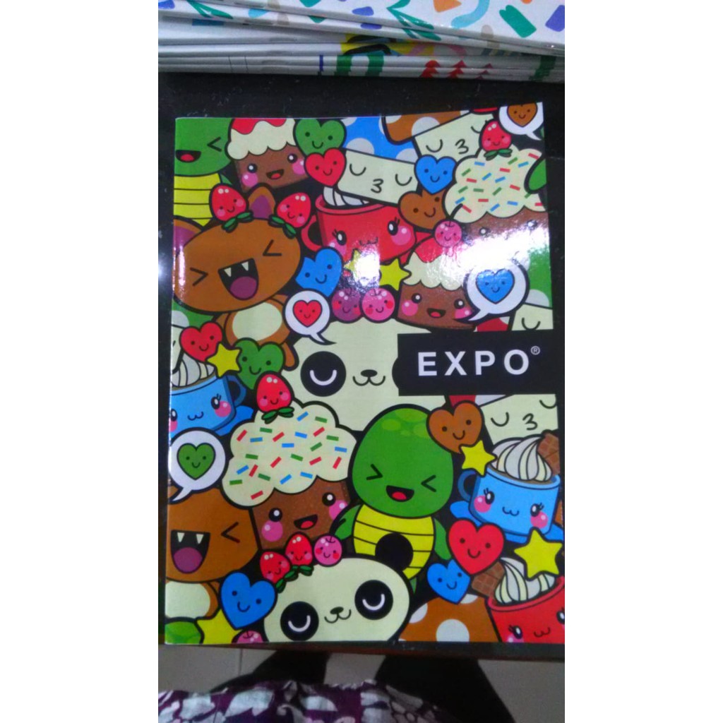 BUKU TULIS BOXY LOCOMOTIF 42 LEMBAR CAMPUS WARNA MOTIF BERGARIS LUSIN ECER GROSIR EXPO NOTEBOOK-Cute