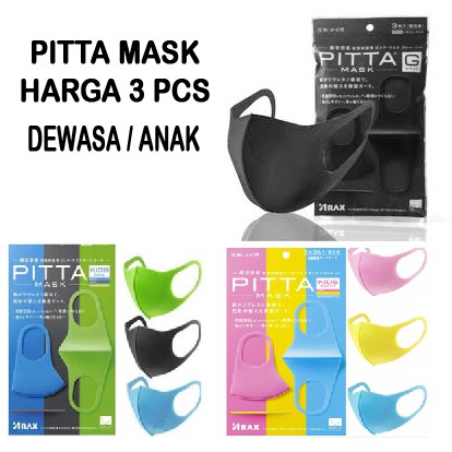 Masker PITTA MASK SCUBA ARAX Dewasa Anak BUKAN Bahan Kain