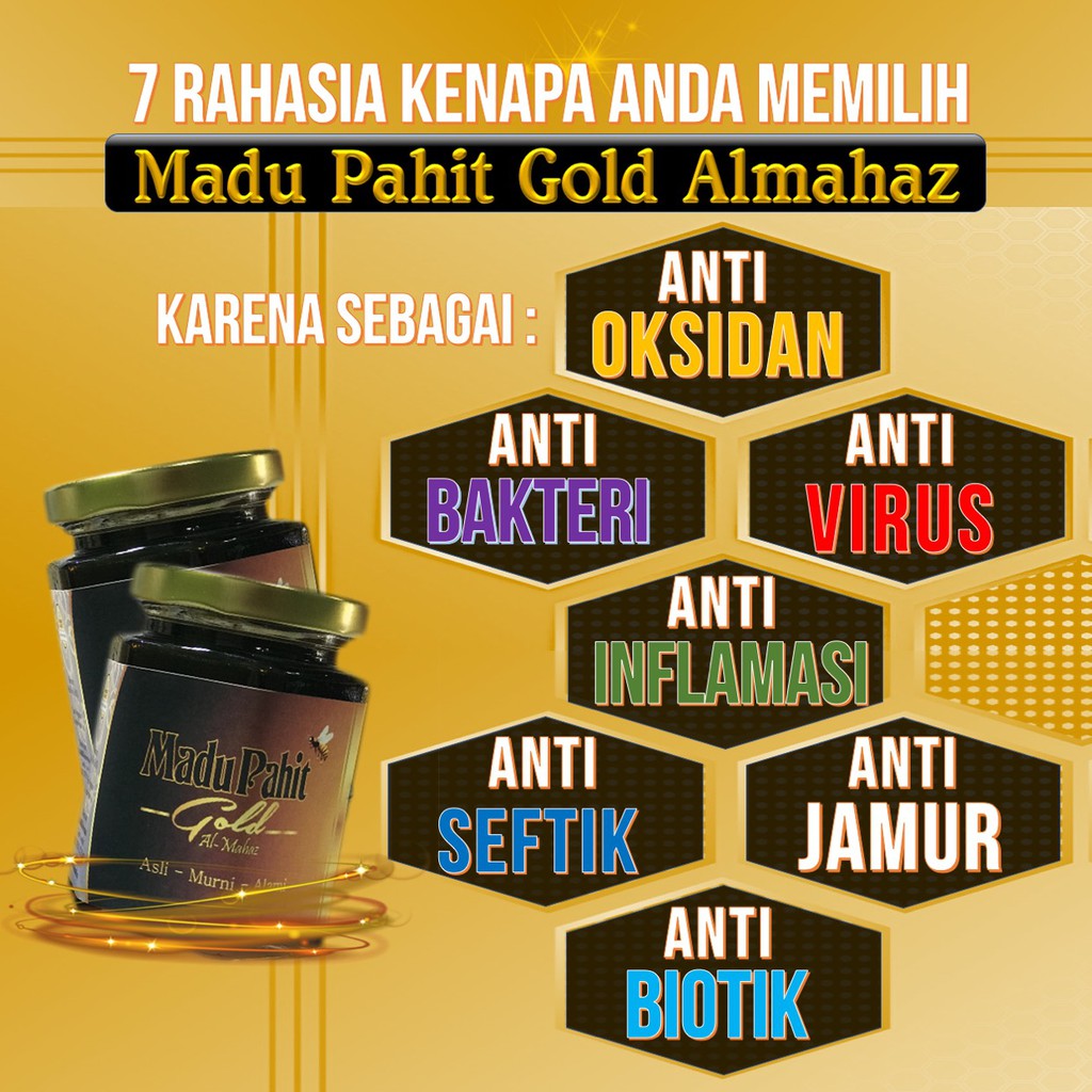 DIET SLIMMING DETOK MADU HITAM PAHIT HUTAN