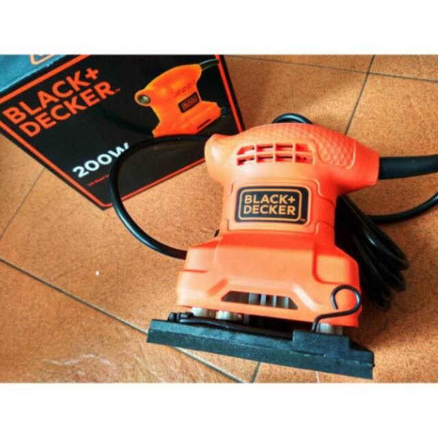 Mesin Amplas Kayu Sander Mini Black & Decker
