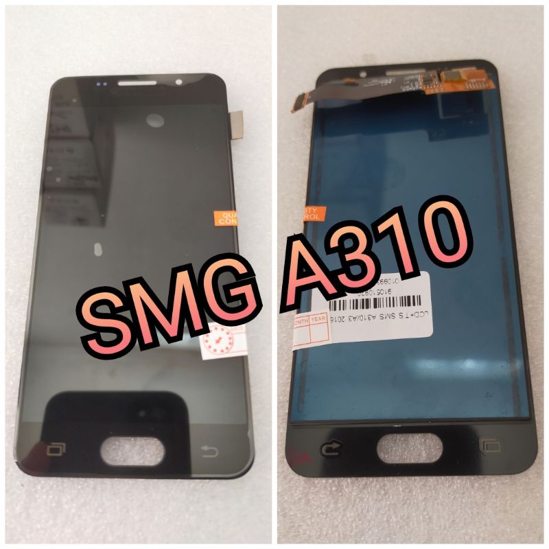 LCD SAMSUNG A310 AAA+ BLAk/White