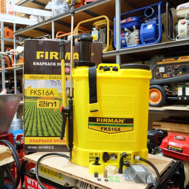 FIRMAN KNAPSACK SPRAYER 2IN1 16L FIRMAN FKS 16A SEMPROT HAMA