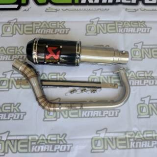 knalpot racing akrapovic for nmax, aerox, pcx, vario 110, vario 125dll - nmax old