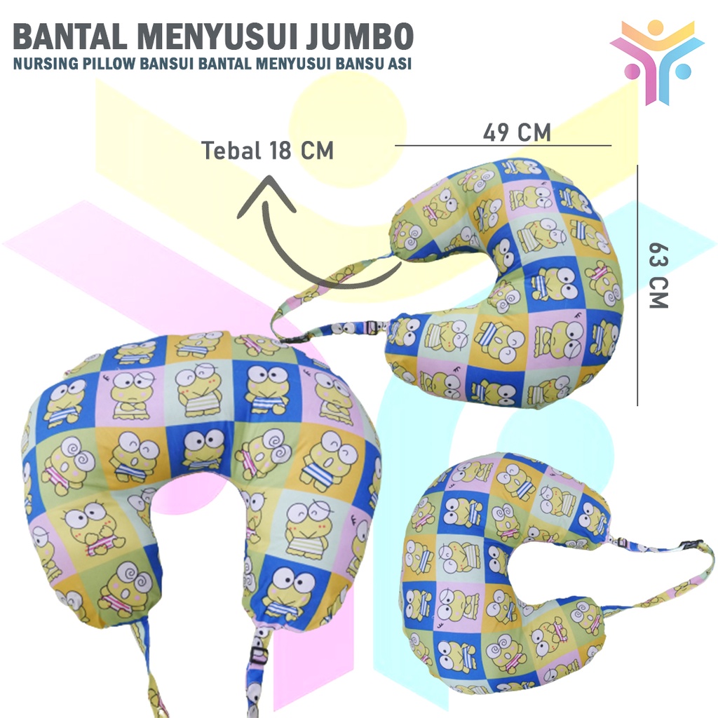 11 || BANTAL MENYUSUI JUMBO || NURSING PILLOW Bansui Bantal Menyusui Bansu ASI TERMURAH