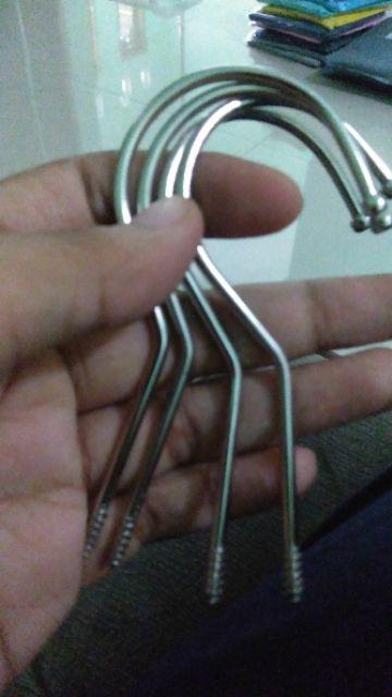 Hanger Kayu Palang Dewasa (wood) Warna Natural Gantungan Baju