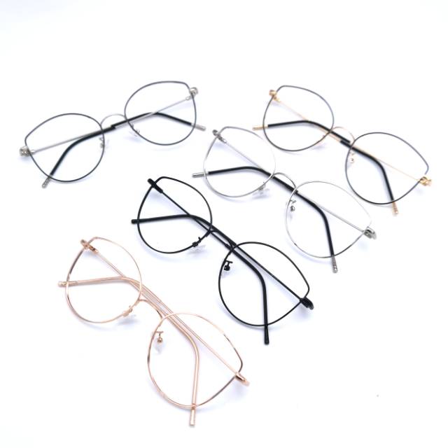 Frame Kacamata F730 , Gratis Lensa Minus, Kacamata Antiradiasi,Kacamata Besi, Kacamata Baca